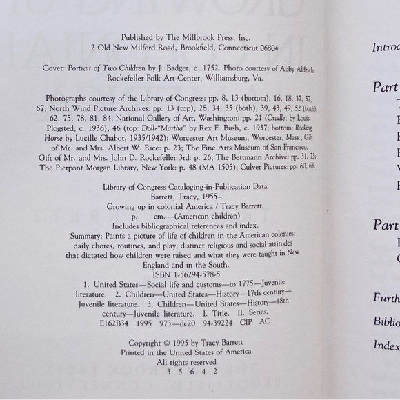 Growing Up in Colonial America The Millbrook Press New England History Plymouth - Picture 9 of 11